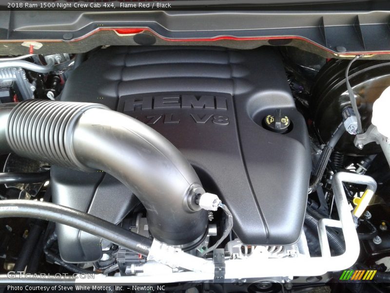 Flame Red / Black 2018 Ram 1500 Night Crew Cab 4x4