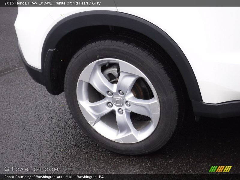 White Orchid Pearl / Gray 2016 Honda HR-V EX AWD