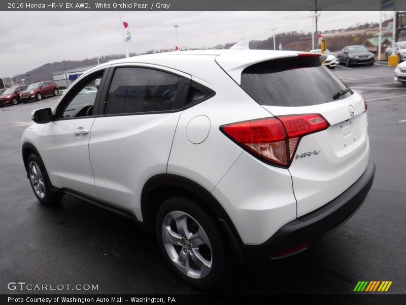 White Orchid Pearl / Gray 2016 Honda HR-V EX AWD