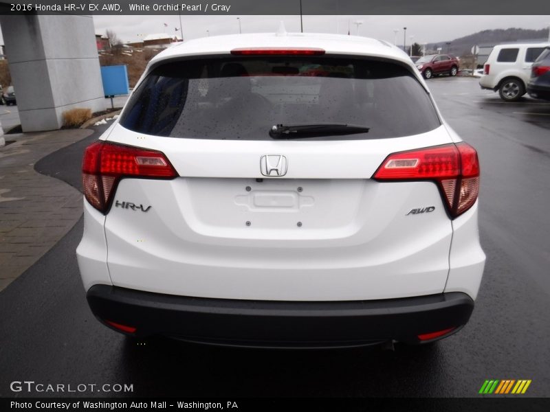 White Orchid Pearl / Gray 2016 Honda HR-V EX AWD