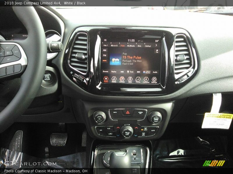 White / Black 2018 Jeep Compass Limited 4x4