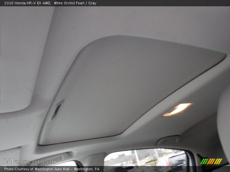 White Orchid Pearl / Gray 2016 Honda HR-V EX AWD