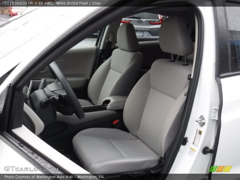 White Orchid Pearl / Gray 2016 Honda HR-V EX AWD
