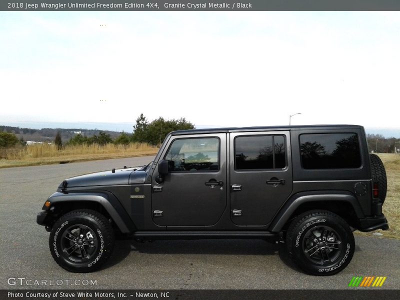 Granite Crystal Metallic / Black 2018 Jeep Wrangler Unlimited Freedom Edition 4X4