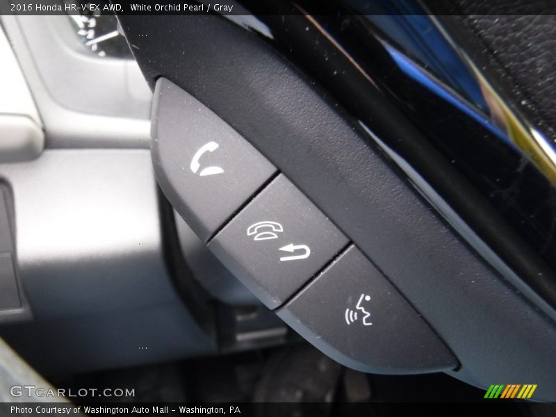 White Orchid Pearl / Gray 2016 Honda HR-V EX AWD
