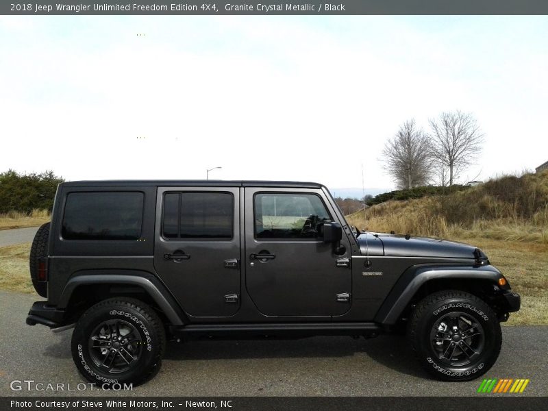 Granite Crystal Metallic / Black 2018 Jeep Wrangler Unlimited Freedom Edition 4X4