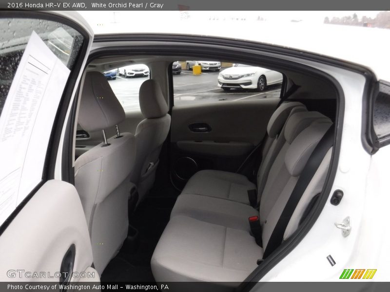 White Orchid Pearl / Gray 2016 Honda HR-V EX AWD