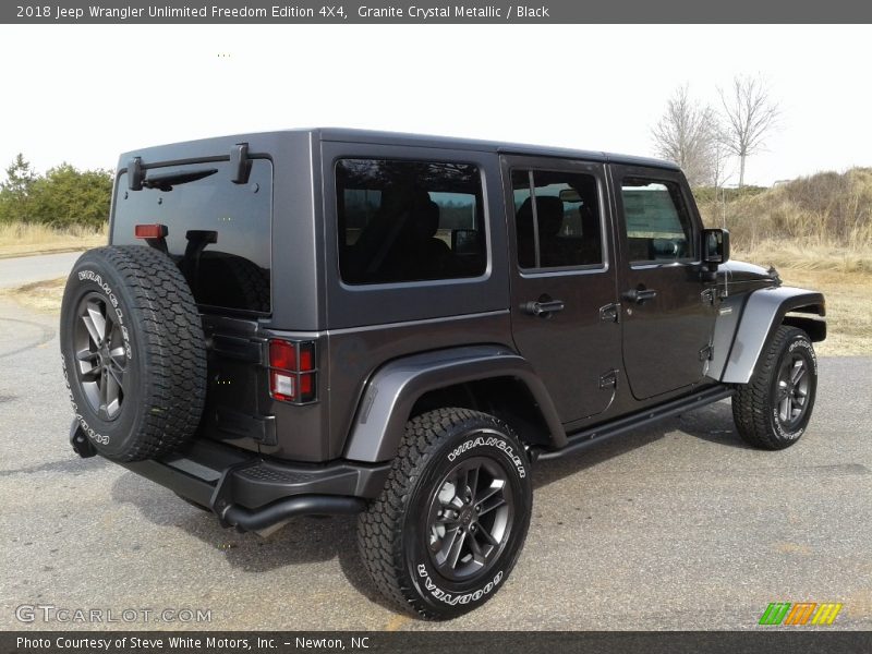 Granite Crystal Metallic / Black 2018 Jeep Wrangler Unlimited Freedom Edition 4X4