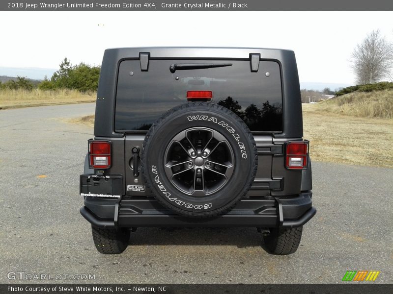 Granite Crystal Metallic / Black 2018 Jeep Wrangler Unlimited Freedom Edition 4X4