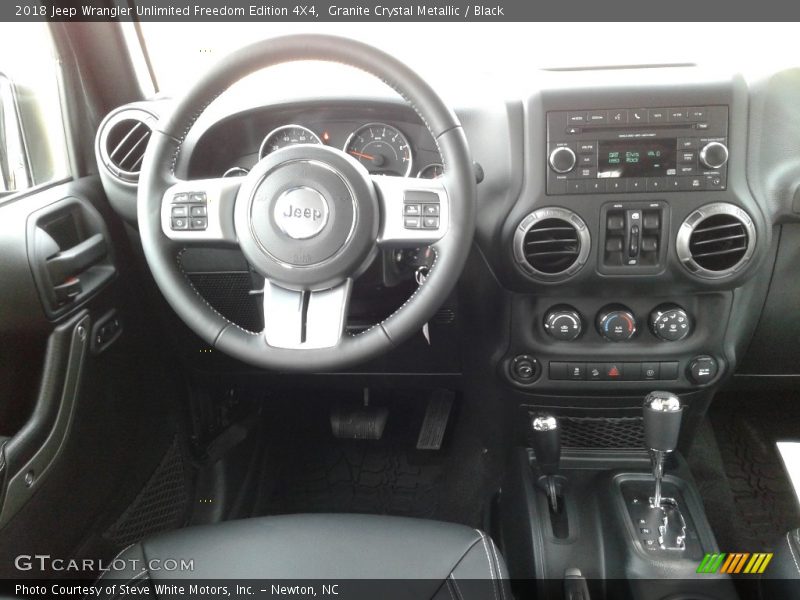 Granite Crystal Metallic / Black 2018 Jeep Wrangler Unlimited Freedom Edition 4X4