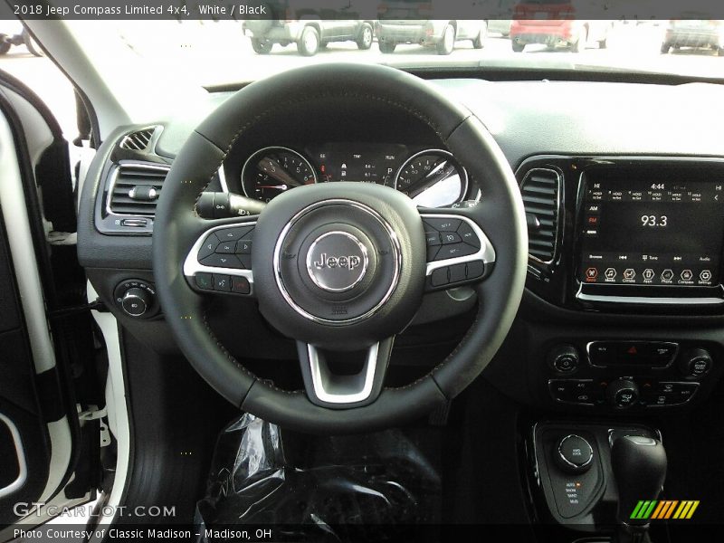 White / Black 2018 Jeep Compass Limited 4x4