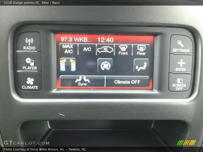 Billet / Black 2018 Dodge Journey SE