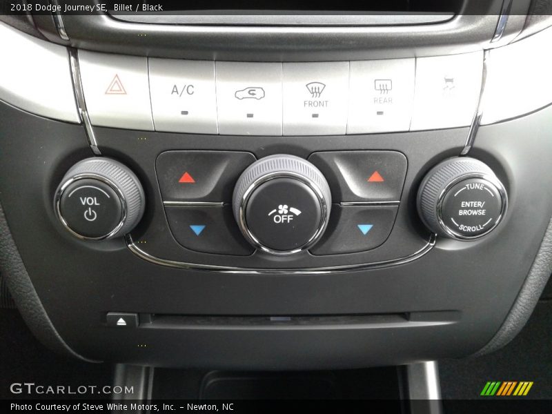 Billet / Black 2018 Dodge Journey SE