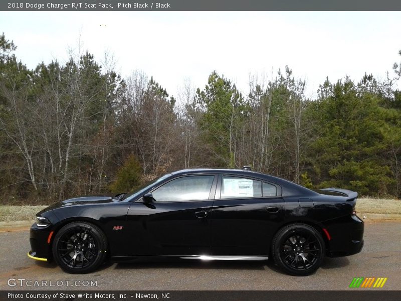 Pitch Black / Black 2018 Dodge Charger R/T Scat Pack