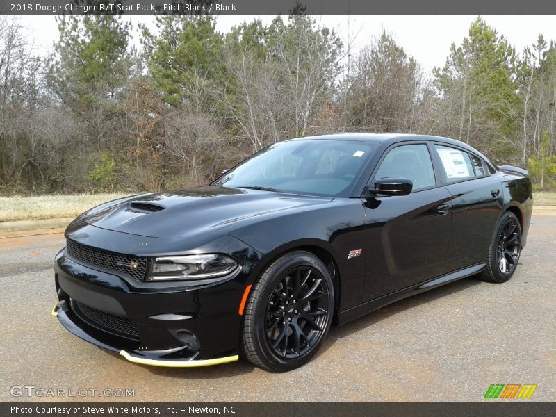 Pitch Black / Black 2018 Dodge Charger R/T Scat Pack