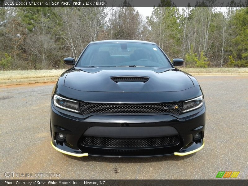 Pitch Black / Black 2018 Dodge Charger R/T Scat Pack