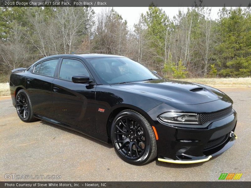 Pitch Black / Black 2018 Dodge Charger R/T Scat Pack