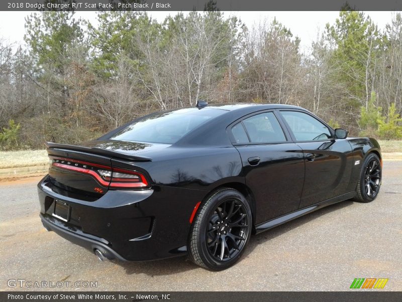 Pitch Black / Black 2018 Dodge Charger R/T Scat Pack