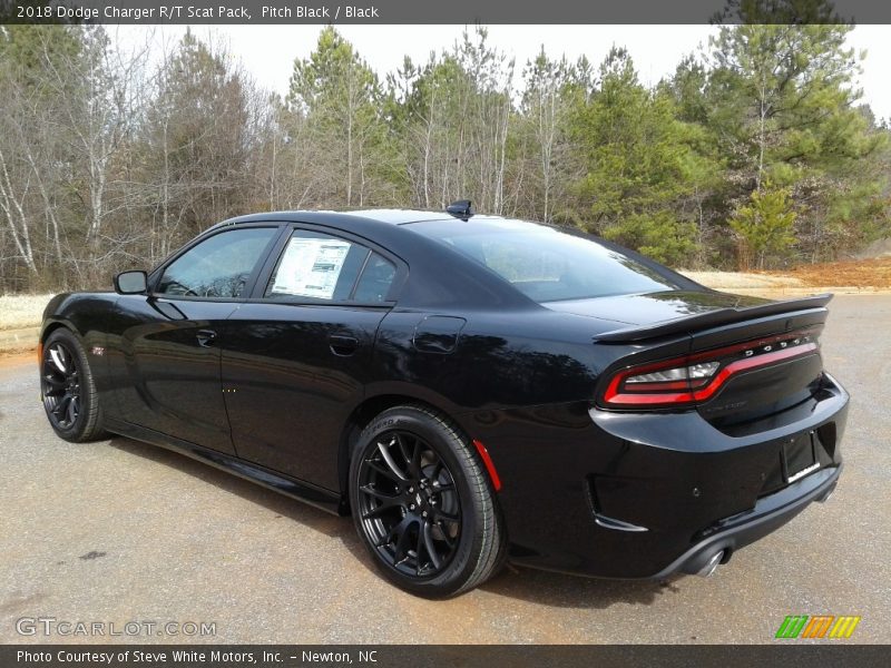 Pitch Black / Black 2018 Dodge Charger R/T Scat Pack