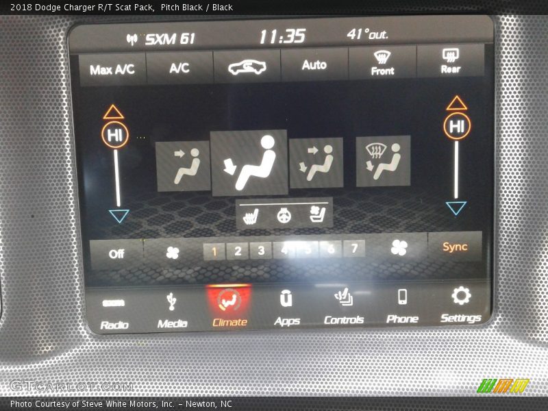 Pitch Black / Black 2018 Dodge Charger R/T Scat Pack