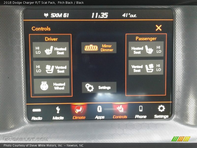 Pitch Black / Black 2018 Dodge Charger R/T Scat Pack