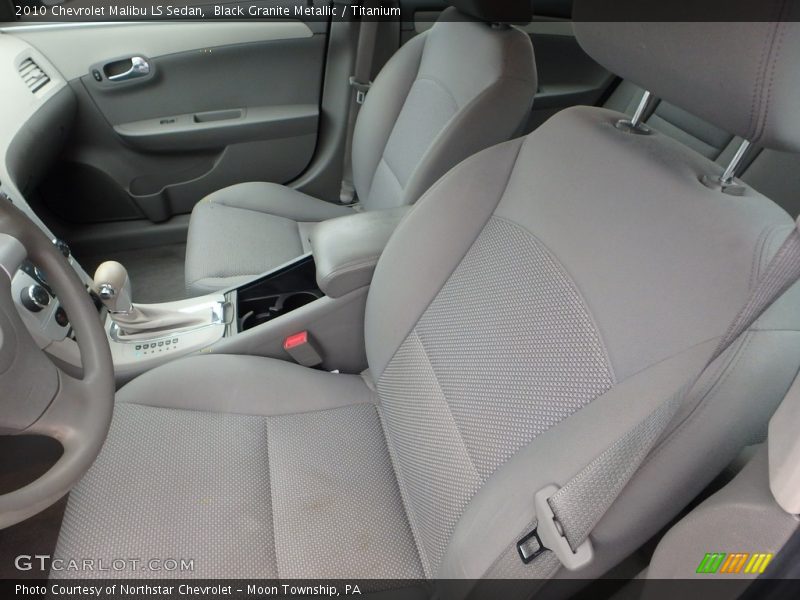 Black Granite Metallic / Titanium 2010 Chevrolet Malibu LS Sedan