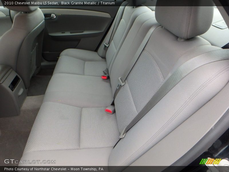 Black Granite Metallic / Titanium 2010 Chevrolet Malibu LS Sedan
