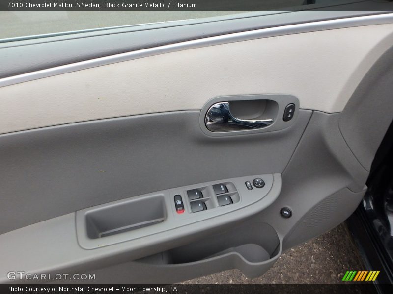 Black Granite Metallic / Titanium 2010 Chevrolet Malibu LS Sedan