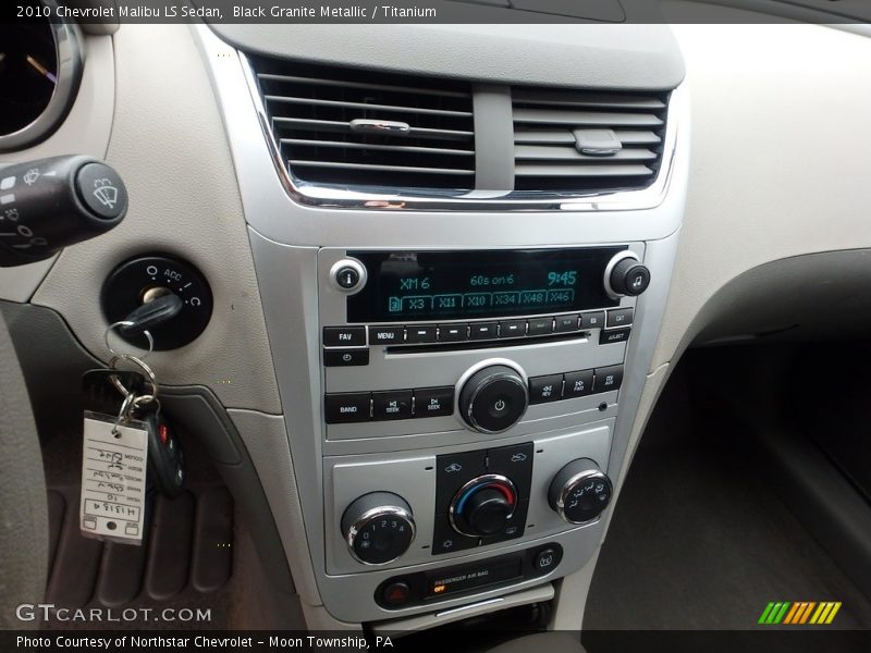 Black Granite Metallic / Titanium 2010 Chevrolet Malibu LS Sedan