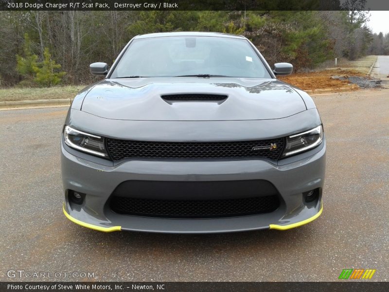 Destroyer Gray / Black 2018 Dodge Charger R/T Scat Pack