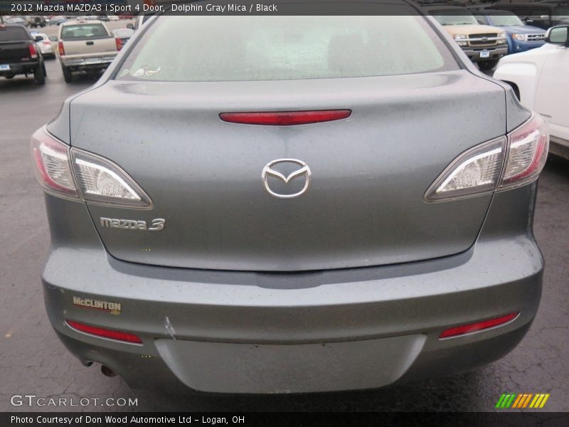 Dolphin Gray Mica / Black 2012 Mazda MAZDA3 i Sport 4 Door