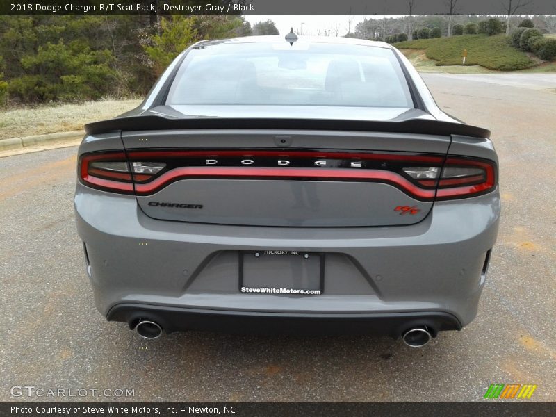 Destroyer Gray / Black 2018 Dodge Charger R/T Scat Pack