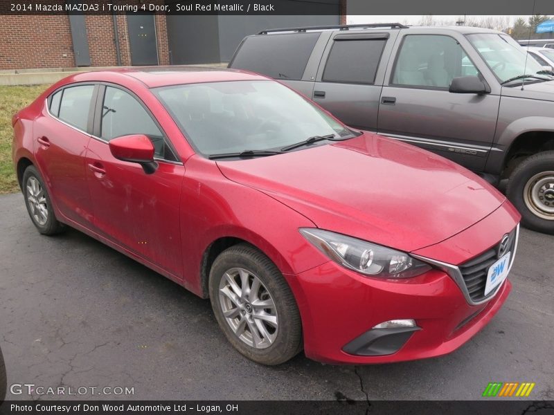 Soul Red Metallic / Black 2014 Mazda MAZDA3 i Touring 4 Door