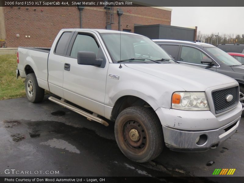 Silver Metallic / Medium/Dark Flint 2006 Ford F150 XLT SuperCab 4x4