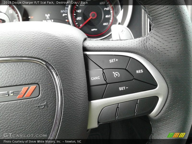 Destroyer Gray / Black 2018 Dodge Charger R/T Scat Pack