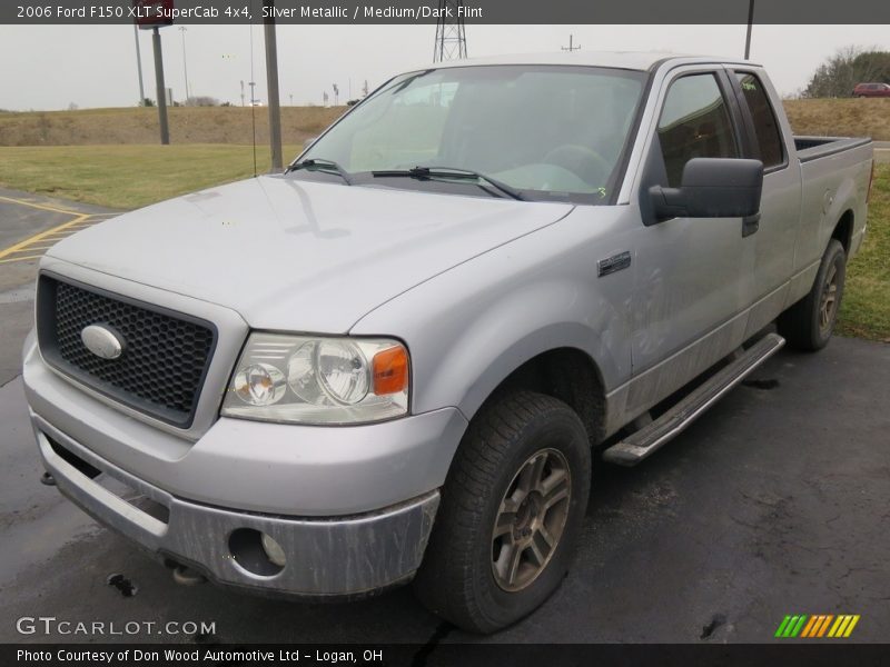 Silver Metallic / Medium/Dark Flint 2006 Ford F150 XLT SuperCab 4x4