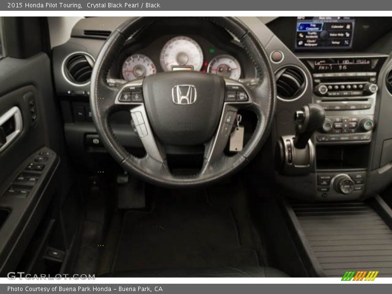 Crystal Black Pearl / Black 2015 Honda Pilot Touring