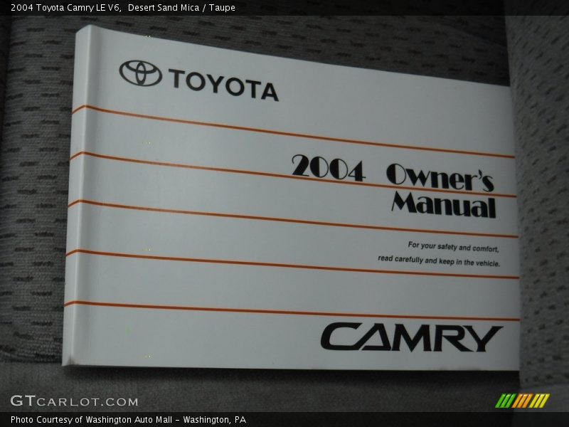 Desert Sand Mica / Taupe 2004 Toyota Camry LE V6