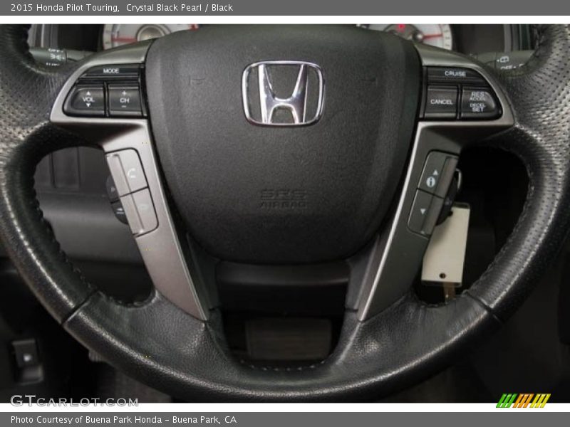 Crystal Black Pearl / Black 2015 Honda Pilot Touring