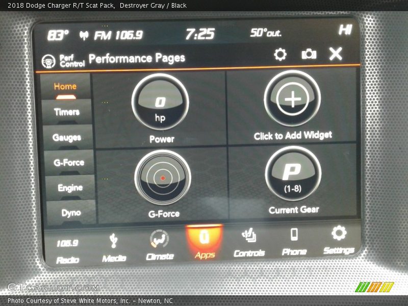 Destroyer Gray / Black 2018 Dodge Charger R/T Scat Pack