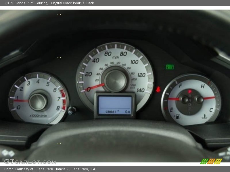 Crystal Black Pearl / Black 2015 Honda Pilot Touring