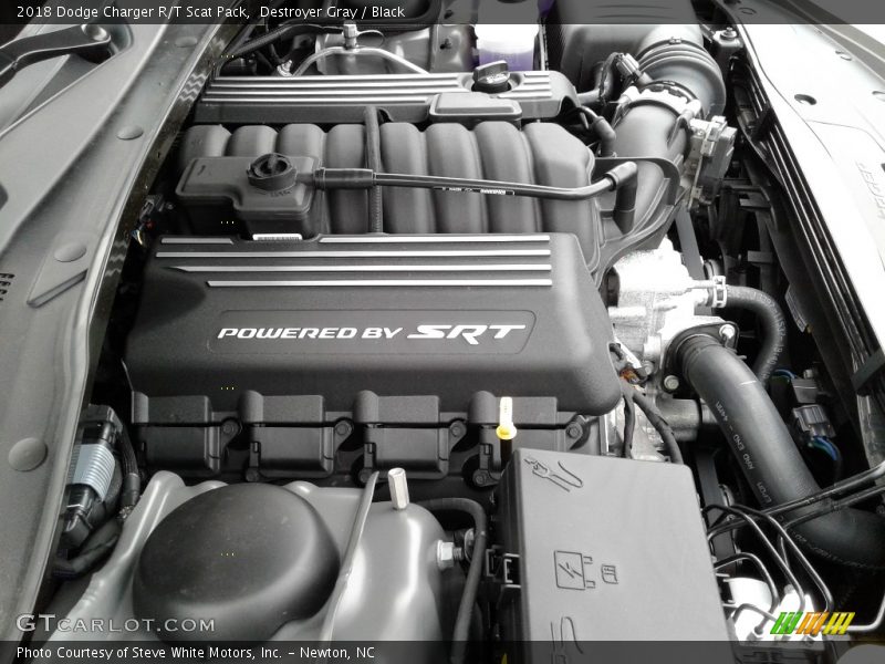 Destroyer Gray / Black 2018 Dodge Charger R/T Scat Pack