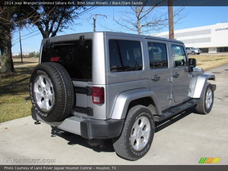 Billet Silver Metallic / Black/Dark Saddle 2014 Jeep Wrangler Unlimited Sahara 4x4