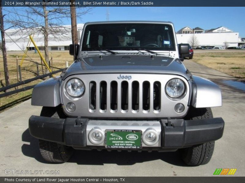 Billet Silver Metallic / Black/Dark Saddle 2014 Jeep Wrangler Unlimited Sahara 4x4