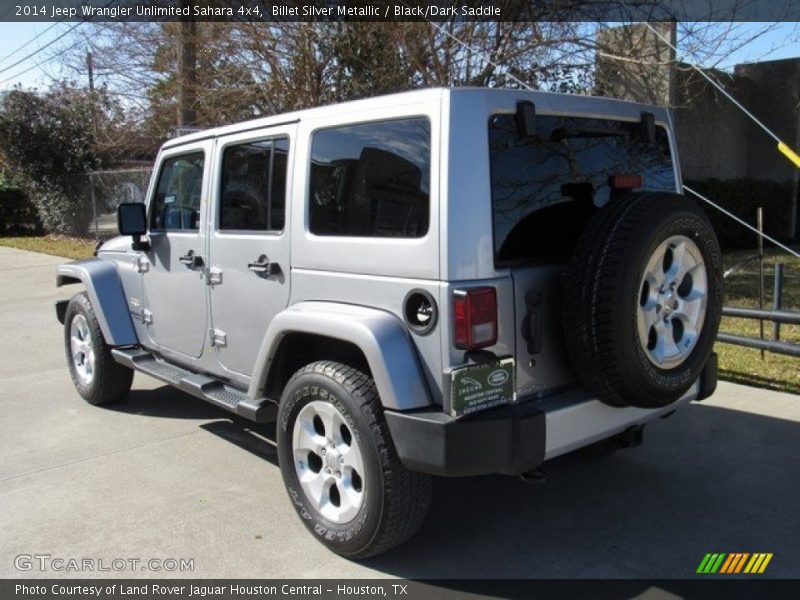 Billet Silver Metallic / Black/Dark Saddle 2014 Jeep Wrangler Unlimited Sahara 4x4