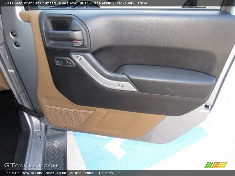 Billet Silver Metallic / Black/Dark Saddle 2014 Jeep Wrangler Unlimited Sahara 4x4