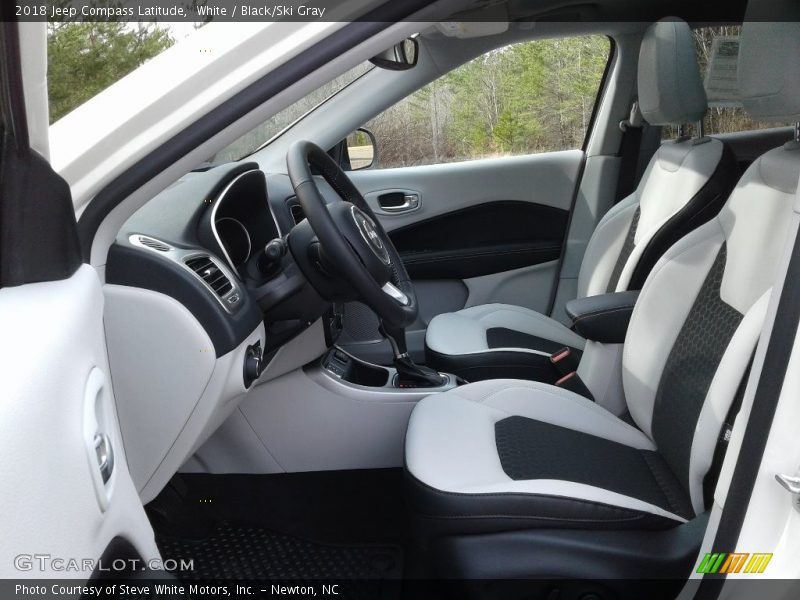 White / Black/Ski Gray 2018 Jeep Compass Latitude