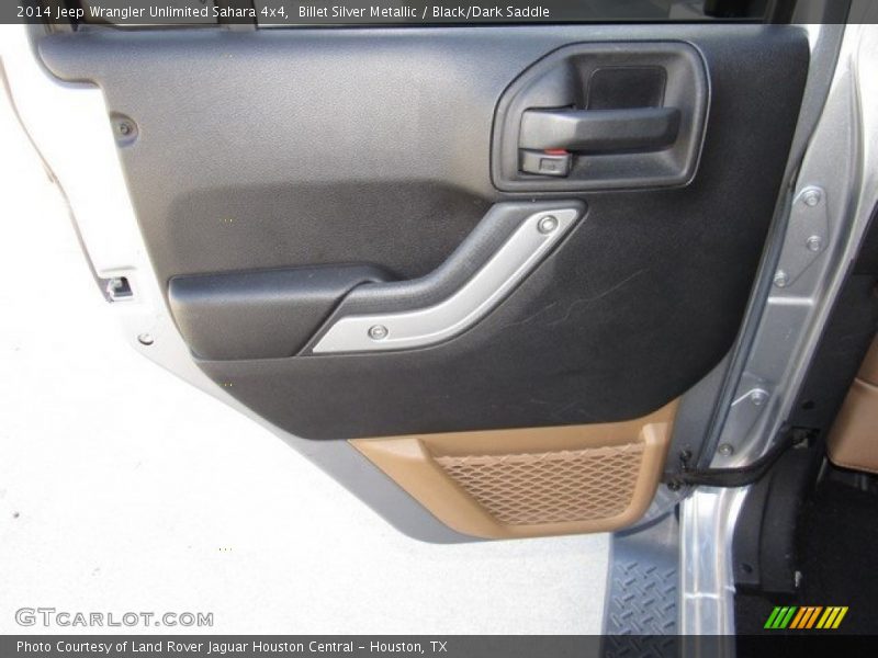 Billet Silver Metallic / Black/Dark Saddle 2014 Jeep Wrangler Unlimited Sahara 4x4