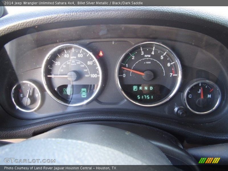 Billet Silver Metallic / Black/Dark Saddle 2014 Jeep Wrangler Unlimited Sahara 4x4
