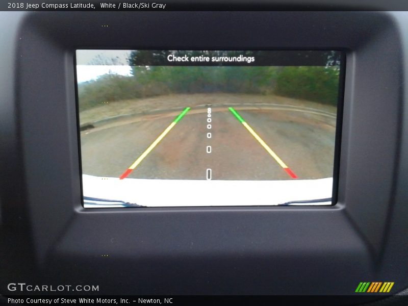 White / Black/Ski Gray 2018 Jeep Compass Latitude